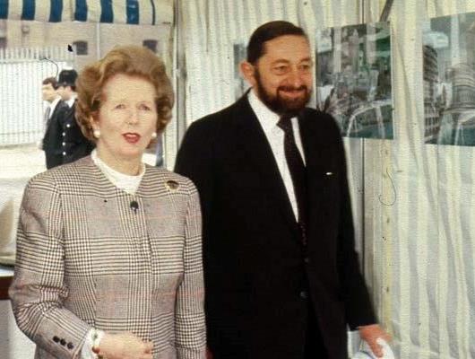 Paul Reichmann and Margaret Thatcher